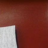 Burgundy 0.9 mm Thickness Soft Semi-PU Faux Leather Vinyl Fabric / 40 Yards Roll