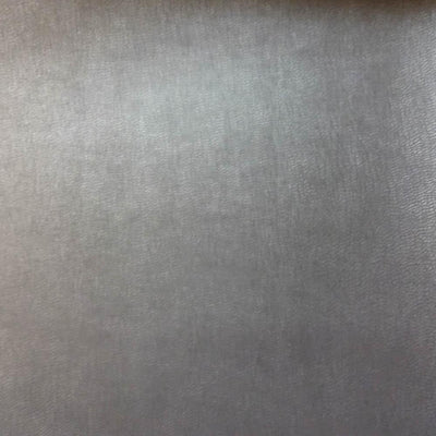 Silver 0.9 mm Thickness Soft Semi-PU Faux Leather Vinyl Fabric