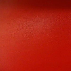 Red 0.9 mm Thickness Soft Semi-PU Faux Leather Vinyl Fabric / 40 Yards Roll