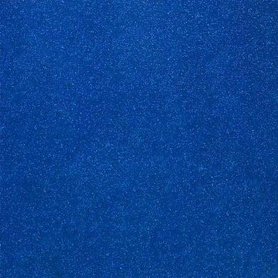 Dark Blue Glitter Sparkle Metallic Faux Fake Leather Vinyl Fabric / 40 Yards Roll