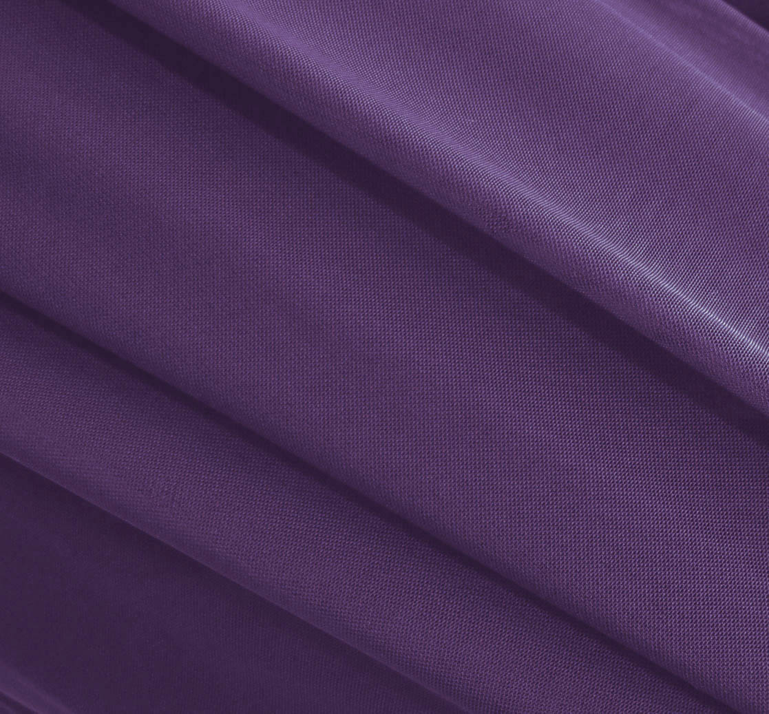 Eggplant Velvet Fabric By The Yard | 4 Way Stretch