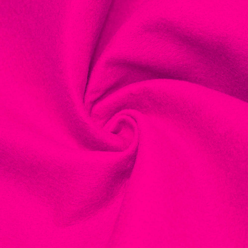 Fuchsia solid Acrylic Felt Fabric