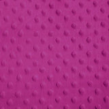 Fuchsia Minky Dimple Dot Fabric