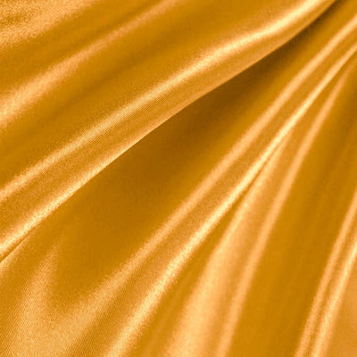 Gold Poly Satin Fabric / 50 Yards Roll