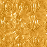 Rosette Satin Gold Fabric