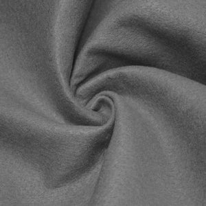 Grey solid Acrylic Felt Fabric