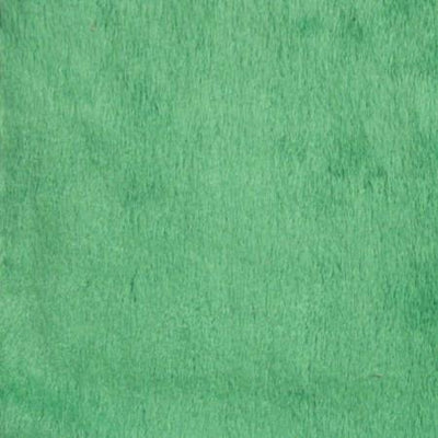 Green Velboa Fur Solid Short Pile / 50 Yards Roll