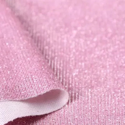 Pink Lurex Glitter Bonding