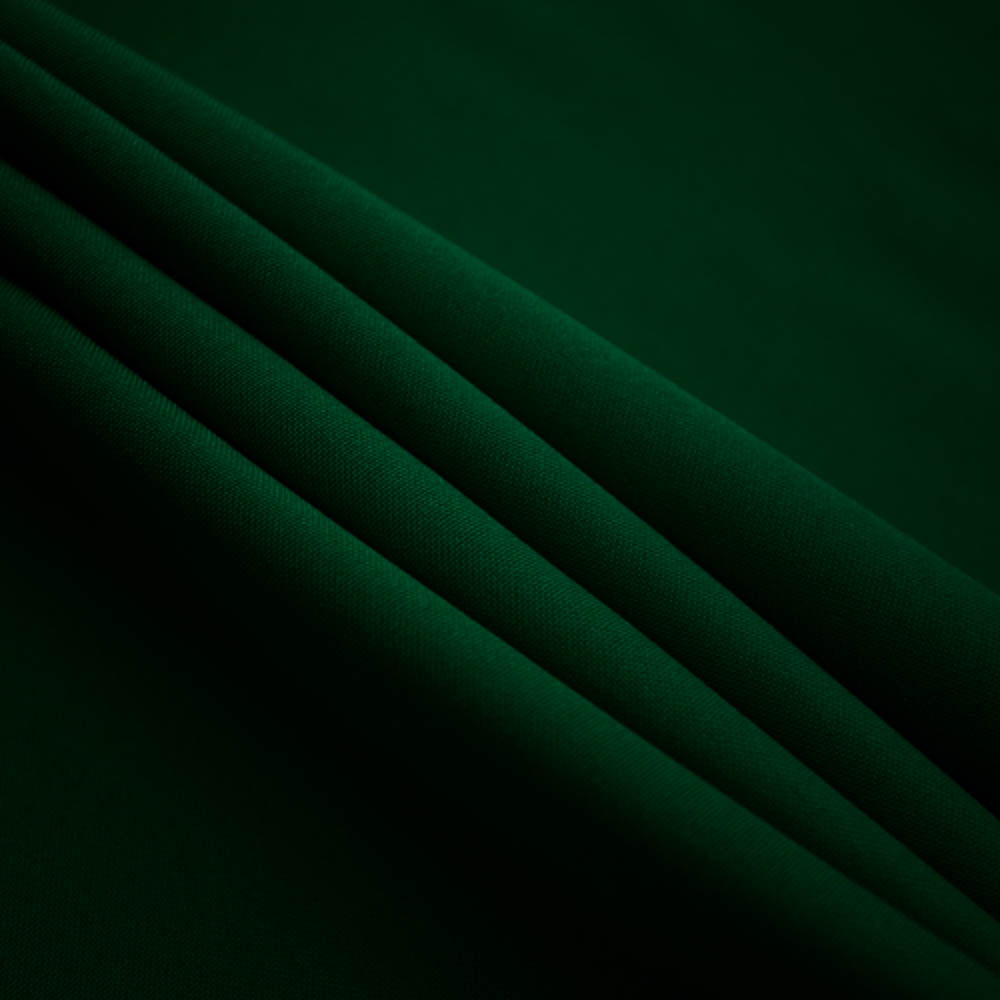 Hunter Green Polyester Poplin Fabric