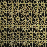 Champagne Corded Lace Fabric