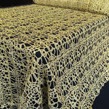 Champagne Corded Lace Fabric