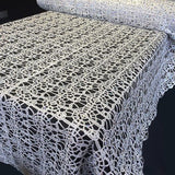 Silver Corded Lace Fabric