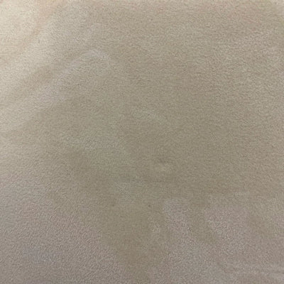 Sand Luxury Stretch Suede Foam Backed Fabric
