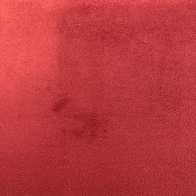 Red Luxury Stretch Suede Foam Backed Fabric