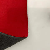 Crimson Luxury Stretch Suede Foam Backed Fabric