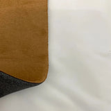 Caramello Luxury Stretch Suede Foam Backed Fabric