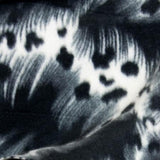 Hurricane Black Leopard Fleece Fabric