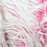 Pink Java Frosted Mongolian Faux Fur Fabric