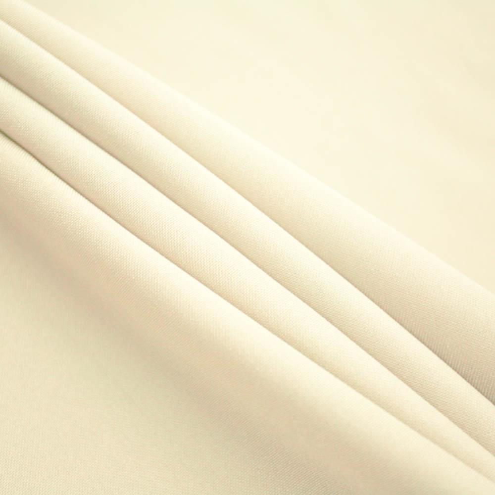 Ivory Polyester Poplin (120") Fabric / 50 Yards Roll