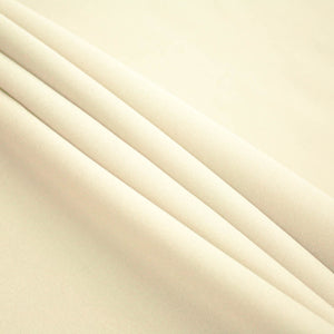 Ivory Poly Poplin Fabric