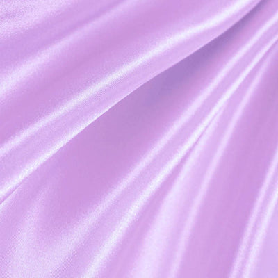 Lilac Bridal Satin Fabric / 50 Yards Roll