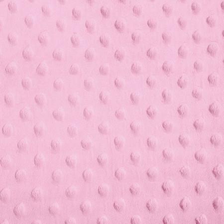 Light Pink Minky Dimple Dot Fabric