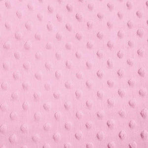 Light Pink Minky Dimple Dot Fabric