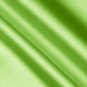 Lime Crepe Back Satin Fabric / 50 Yards Roll