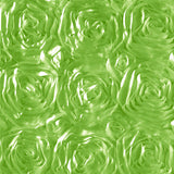 Rosette Satin Lime Fabric