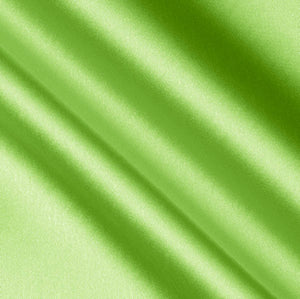 Lime Crepe Back Satin Fabric