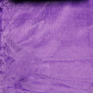 Lilac Velboa Fur Solid Short Pile / 50 Yards Roll