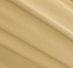 Light Beige Stretch Mesh Fabric