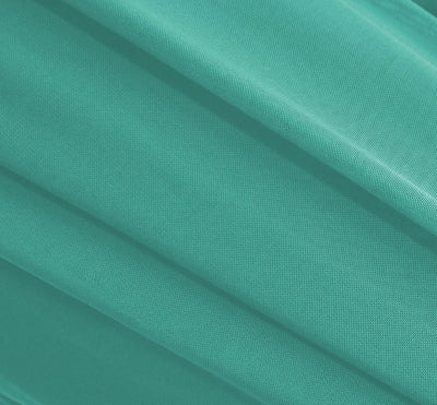 Light Turquoise Stretch Mesh Fabric