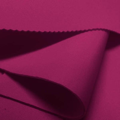 Magenta Super Techno Neoprene Scuba Knit 4-way Stretch Fabric / 50 Yards Roll