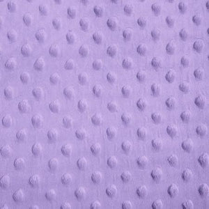 Lilac Minky Dimple Dot Fabric