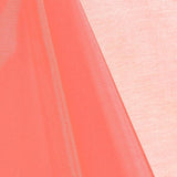 Coral Mirror Crystal Organza Fabric / 100 Yards Roll