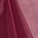 Burgundy Mirror Crystal Organza Fabric