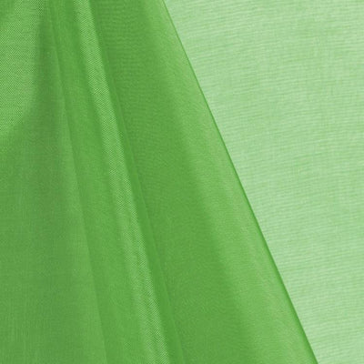 Lime Mirror Crystal Organza Fabric / 100 Yards Roll