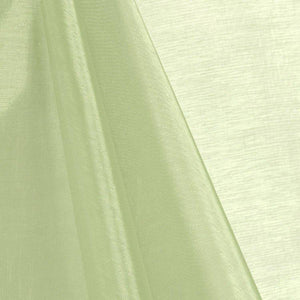 Sage Mirror Crystal Organza Fabric / 100 Yards Roll