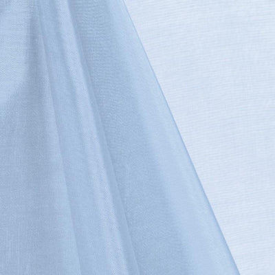 Baby Blue Mirror Crystal Organza Fabric / 100 Yards Roll