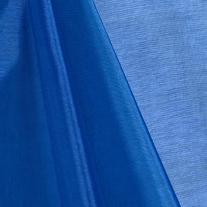 Royal Blue Mirror Organza Fabric
