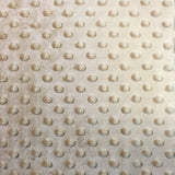 Khaki Minky Dimple Dot Fabric