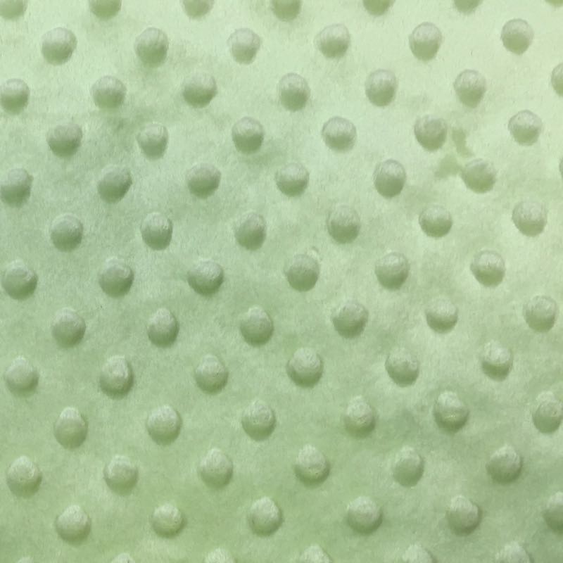 Asparagus Minky Dimple Dot Fabric