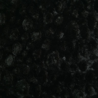 Black Minky Stone Fabric