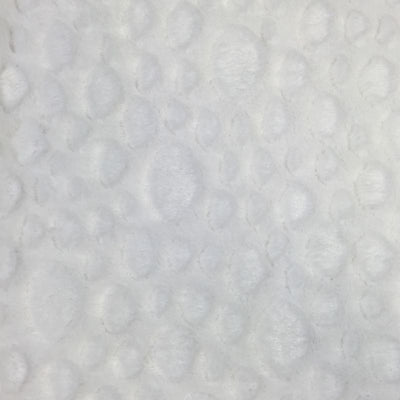 White Minky Stone Fabric