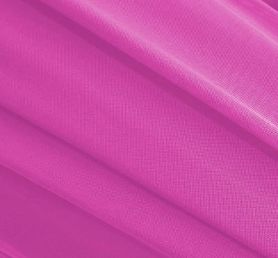 Neon Pink Stretch Mesh Fabric