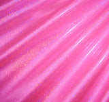 Neon Pink Hologram Mini Dots Spandex Fabric