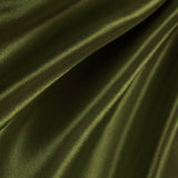 Olive Poly Satin Fabric