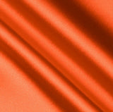 Orange Crepe Back Satin Fabric