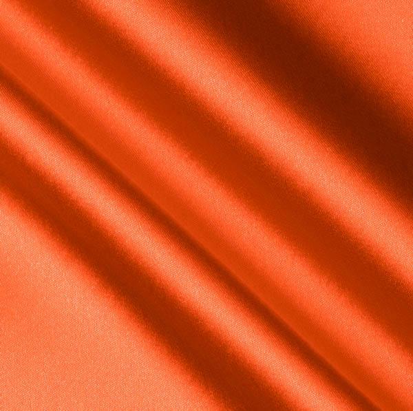 Orange Crepe Back Satin Fabric / 50 Yards Roll